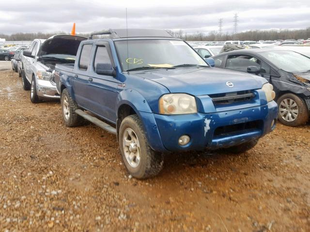 1N6MD27Y82C336667 - 2002 NISSAN FRONTIER C BLUE photo 1