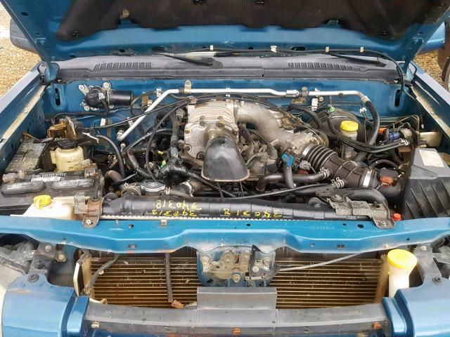 1N6MD27Y82C336667 - 2002 NISSAN FRONTIER C BLUE photo 7