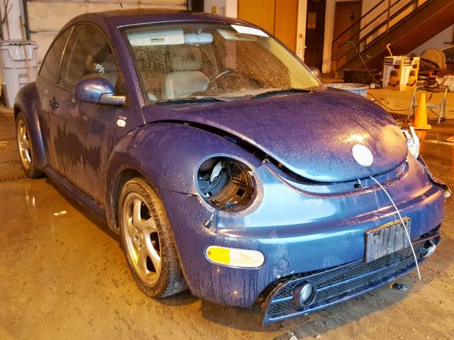 3VWCB21C12M429348 - 2002 VOLKSWAGEN NEW BEETLE Mavi foto 1