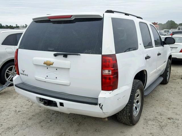 1GNFC13C07R286782 - 2007 CHEVROLET TAHOE C150 WHITE photo 4