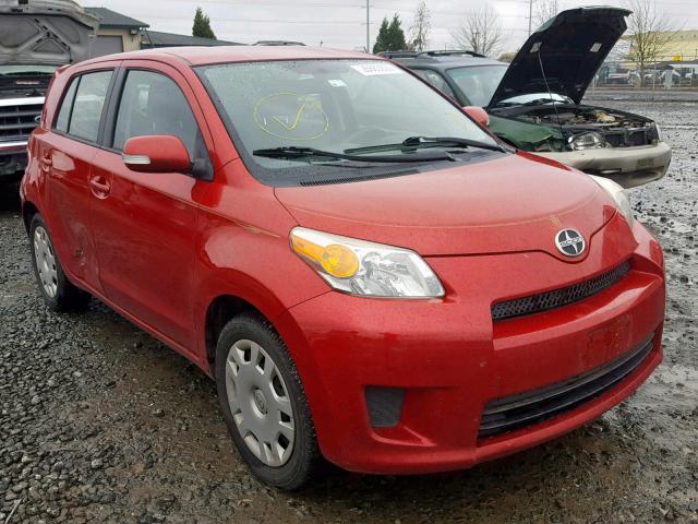 JTKKU10408J016591 - 2008 TOYOTA SCION RED photo 1