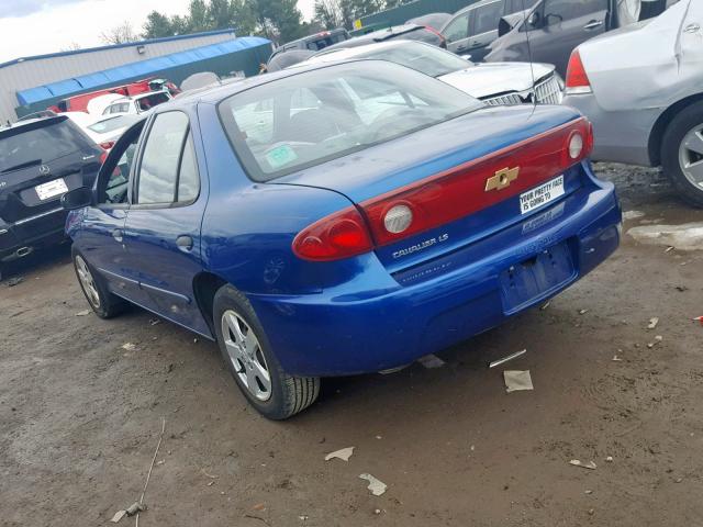 1G1JF52F457123972 - 2005 CHEVROLET CAVALIER L BLUE photo 3