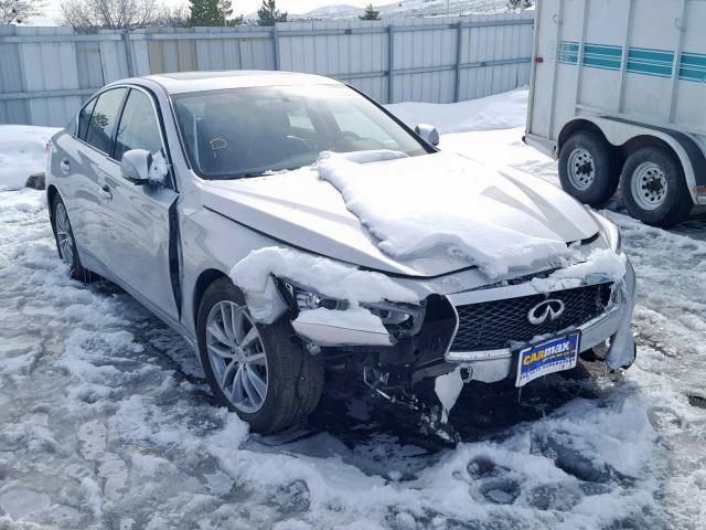 JN1BV7AR2FM405796 - 2015 INFINITI Q50 BASE SILVER photo 1