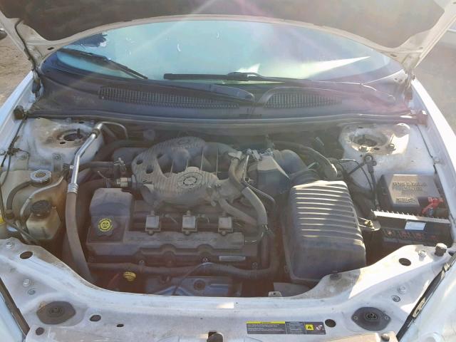 1C3EL55R74N258532 - 2004 CHRYSLER SEBRING LX WHITE photo 7