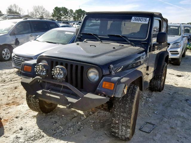 1J4FA39S66P728719 - 2006 JEEP WRANGLER X BLACK photo 2