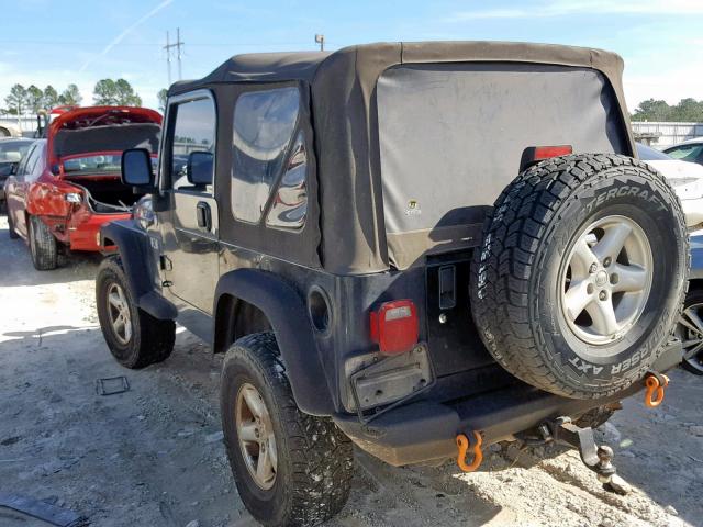 1J4FA39S66P728719 - 2006 JEEP WRANGLER X BLACK photo 3