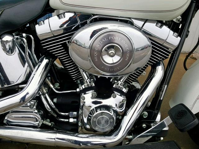 1HD1BXB122Y064881 - 2002 HARLEY-DAVIDSON FLSTFI WHITE photo 7