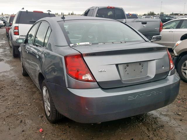1G8AJ55F07Z155322 - 2007 SATURN ION LEVEL GRAY photo 3