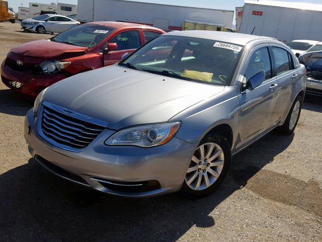 1C3CCBBB8DN649704 - 2013 CHRYSLER 200 TOURIN SILVER photo 2