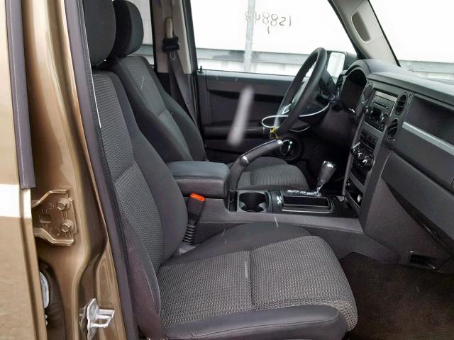 1J8HG48K49C511226 - 2009 JEEP COMMANDER Qızıl foto 5