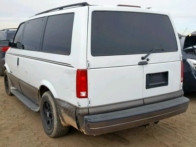 1GKDM19W3YB534990 - 2000 GMC SAFARI XT WHITE photo 3