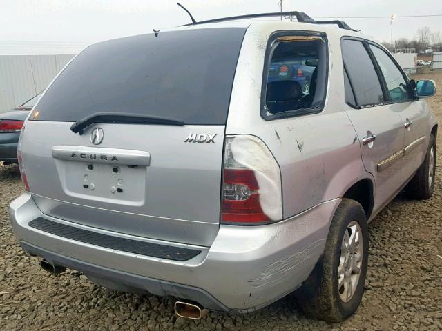 2HNYD18964H517282 - 2004 ACURA MDX TOURIN SILVER photo 4