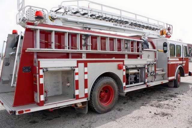 4ENBBCA88N1002072 - 1992 EMERGENCY ONE FIRETRUCK RED photo 5