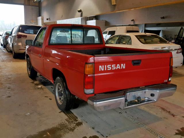 1N6SD11S0SC332831 - 1995 NISSAN TRUCK E/XE RED photo 3