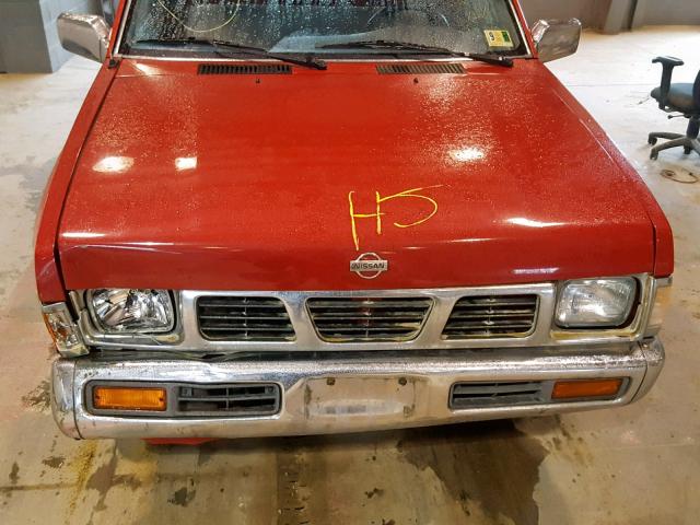 1N6SD11S0SC332831 - 1995 NISSAN TRUCK E/XE RED photo 7
