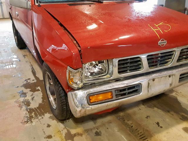 1N6SD11S0SC332831 - 1995 NISSAN TRUCK E/XE RED photo 9