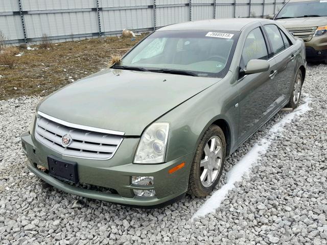 1G6DW677650160142 - 2005 CADILLAC STS TEAL photo 2