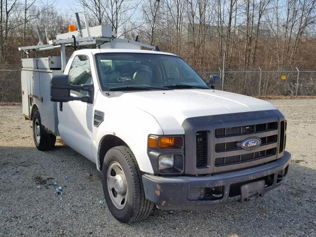 1FDSF30538EC15631 - 2008 FORD F350 SRW S WHITE photo 1