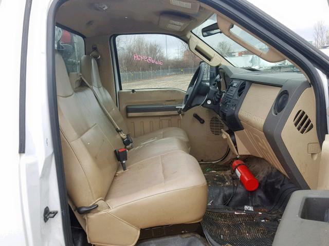 1FDSF30538EC15631 - 2008 FORD F350 SRW S WHITE photo 5