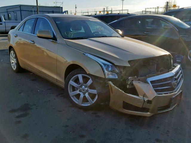 1G6AA5RA7D0125211 - 2013 CADILLAC ATS GOLD photo 1