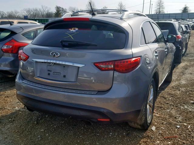 JN8AS1MW4BM731050 - 2011 INFINITI FX35 SILVER photo 4