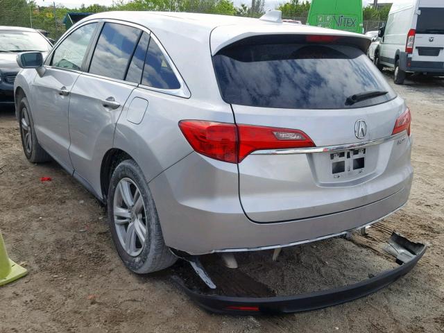 5J8TB3H35DL008978 - 2013 ACURA RDX BASE SILVER photo 3