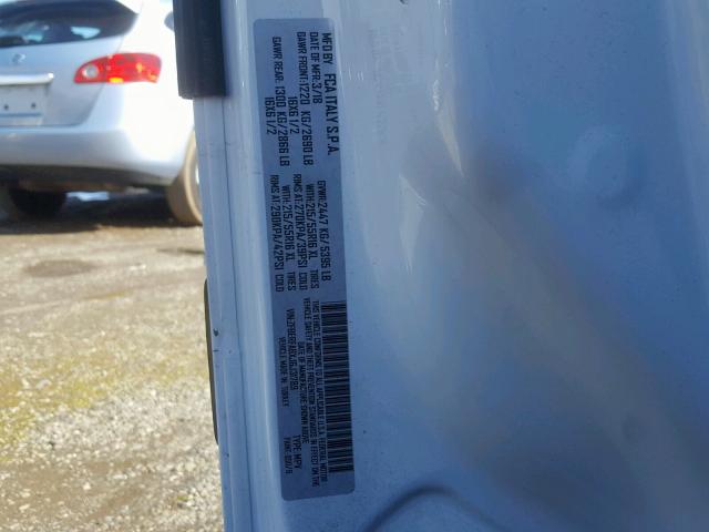 ZFBERFABXJ6J31789 - 2018 RAM PROMASTER 白色 照片 10