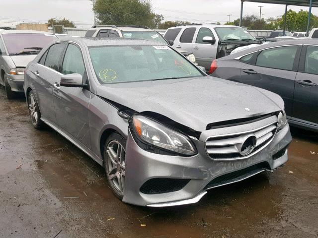 WDDHF5KB4EB035462 - 2014 MERCEDES-BENZ E 350 GRAY photo 1