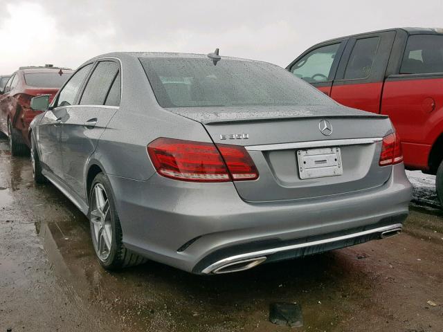 WDDHF5KB4EB035462 - 2014 MERCEDES-BENZ E 350 GRAY photo 3