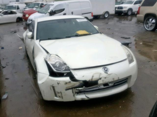 JN1BZ34D27M506769 - 2007 NISSAN 350Z COUPE WHITE photo 1