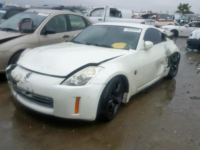 JN1BZ34D27M506769 - 2007 NISSAN 350Z COUPE WHITE photo 2