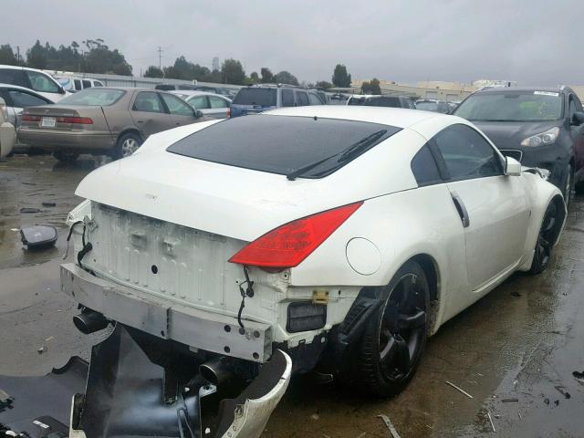 JN1BZ34D27M506769 - 2007 NISSAN 350Z COUPE WHITE photo 4