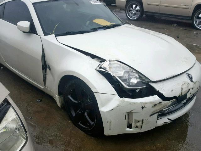 JN1BZ34D27M506769 - 2007 NISSAN 350Z COUPE WHITE photo 9