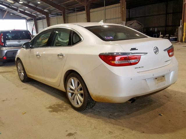 1G4PR5SK1C4207411 - 2012 BUICK VERANO CON WHITE photo 3