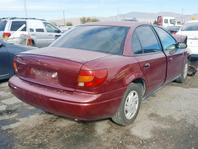 1G8ZF52812Z133221 - 2002 SATURN SL MAROON photo 4