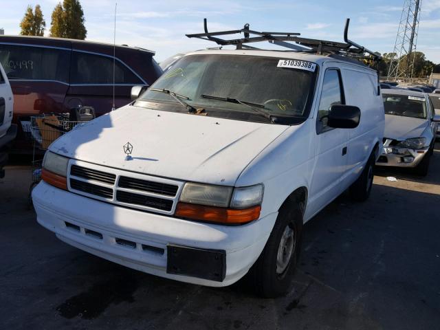 1B7GH14R9SX593633 - 1995 DODGE CARAVAN EX WHITE photo 2