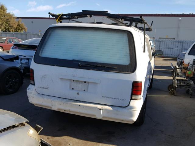 1B7GH14R9SX593633 - 1995 DODGE CARAVAN EX WHITE photo 4