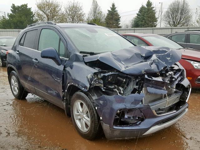 3GNCJLSB5JL248458 - 2018 CHEVROLET TRAX 1LT BLUE photo 1