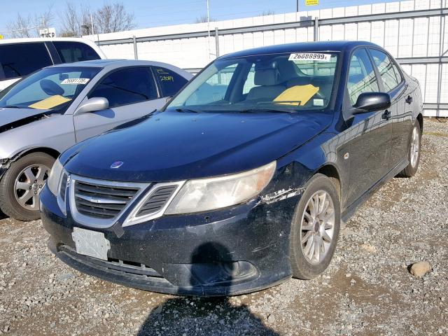 YS3FB49Y881014442 - 2008 SAAB 9-3 2.0T BLACK photo 2