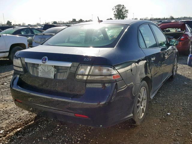 YS3FB49Y881014442 - 2008 SAAB 9-3 2.0T BLACK photo 4