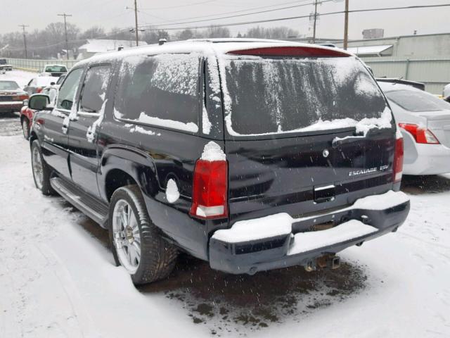 3GYFK66N73G256396 - 2003 CADILLAC ESCALADE E BLACK photo 3