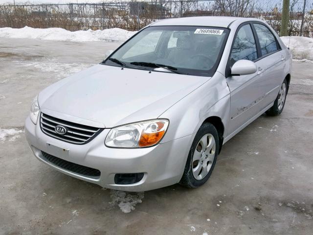 KNAFE121785562366 - 2008 KIA SPECTRA EX SILVER photo 2