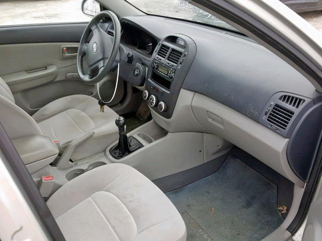 KNAFE121785562366 - 2008 KIA SPECTRA EX SILVER photo 5