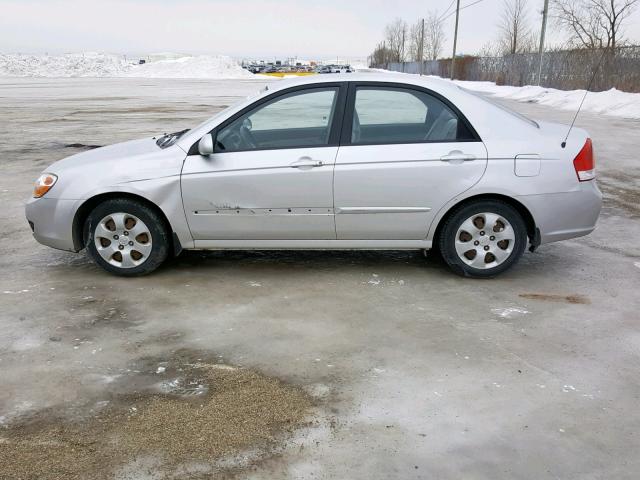 KNAFE121785562366 - 2008 KIA SPECTRA EX SILVER photo 9