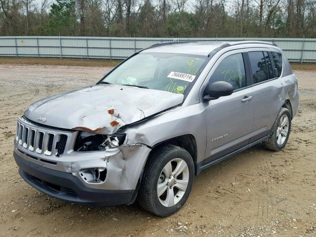 1C4NJCBA4GD568393 - 2016 JEEP COMPASS SP Gümüş foto 2