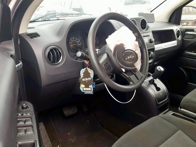1C4NJCBA4GD568393 - 2016 JEEP COMPASS SP Gümüş foto 9