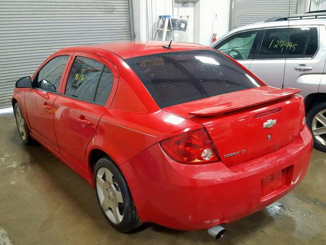 1G1AF5F53A7226294 - 2010 CHEVROLET COBALT 2LT RED photo 3