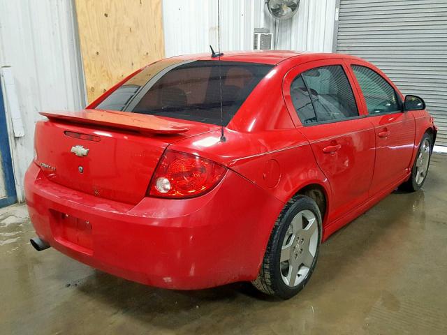 1G1AF5F53A7226294 - 2010 CHEVROLET COBALT 2LT RED photo 4