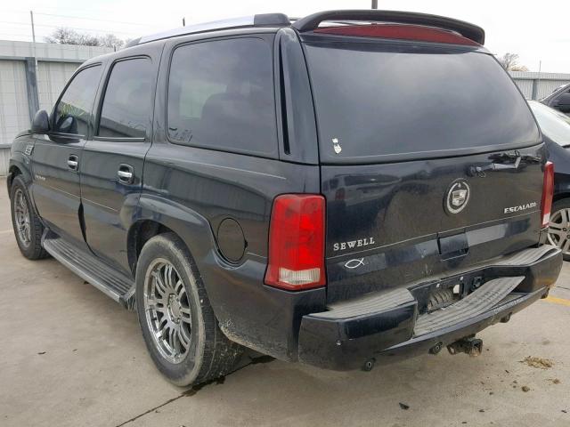 1GYEK63N32R304264 - 2002 CADILLAC ESCALADE L BLACK photo 3