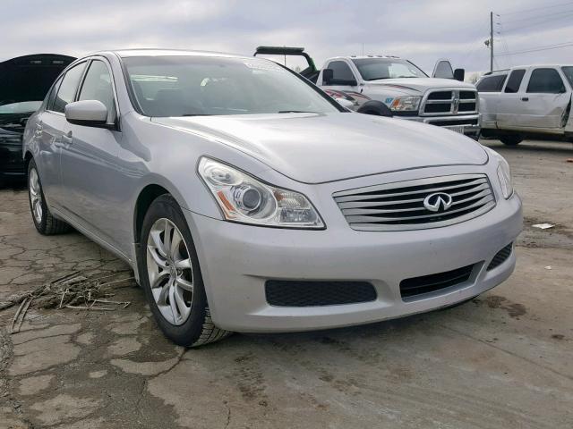 JNKCV61E09M012066 - 2009 INFINITI G37 BASE SILVER photo 1